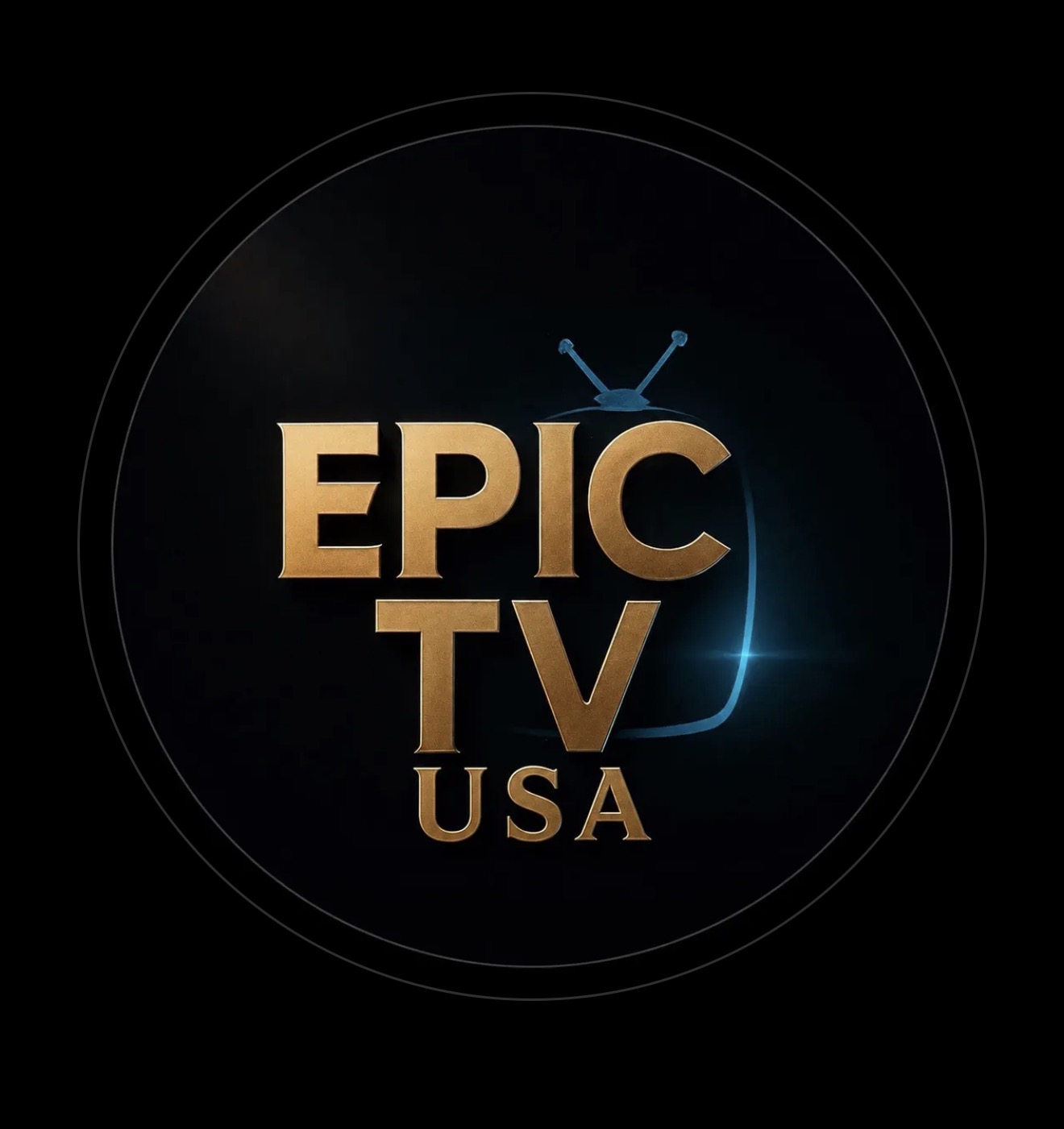 Epic TV USA gold logo